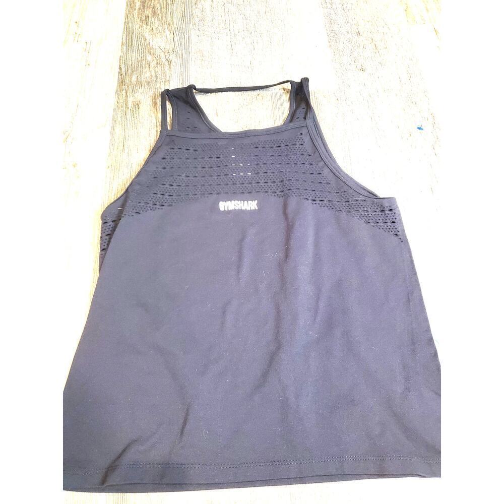GymShark Logo Branded Fitted tank top‎ size small